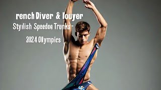 French Diver Jules Bouyer Stylish Speedos amp Tight Trunks – Paris 2024 Olympics [upl. by Haelem473]