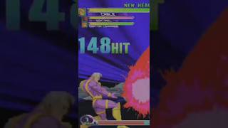 Marvel Vs Capcom 2 CABLE 5x Hyper Viper Beams Combos marvelvscapcom2 streetfighter fgc mvc2 [upl. by Kcinnay586]