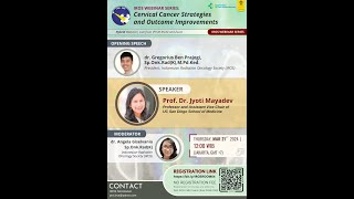 IROS Webinar Series Cervical cancer strategies and outcome improvement [upl. by Udelle736]