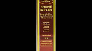 One N Only Argan Oil Hair Color 5CH Light Chocolate Brown [upl. by Radbun767]