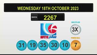 NLCB Lotto Plus Draws Results Wednesday October 18th 2023 [upl. by Segroeg604]