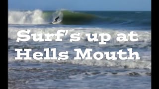 Hells Mouth surfing  North wales [upl. by Nairda]