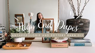 How to DIY the Anthropologie Mirror amp Pottery Barn Ceramics  THRIFT FLIP  HIGH END DUPES [upl. by Ephram]