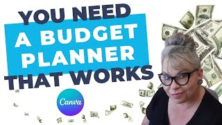 Create Your Own Monthly Budget amp Finances Planner In Canva [upl. by Marin]