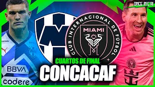 ASÍ FUE LA VICTORIA de MONTERREY SOBRE INTER MIAMI ¡ADIÓS MESSI de la CONCACHAMPIONS [upl. by Fasto]