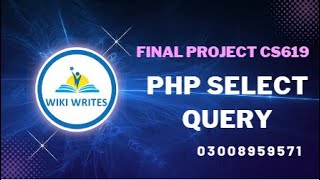 PHP Select Query  PHP MySQL Select Query  Select Data in PHP  Database Query PHP Lectures in Urdu [upl. by Xyno]