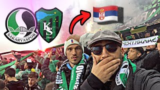 SIRP🇷🇸 HOOLIGAN ILE TÜRKIYE‘nin🇹🇷 EN TEHLIKELI DERBSINE GITTIM 🔥😱  Sakaryaspor vs Kocaelispor [upl. by Jorie899]