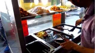 Persian Burger  Tehran Street Scenes 2012  Travel to Iran  Go Backpacking [upl. by Nodnahs538]