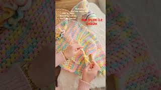 shortvideoshorts youtubeyoutubeshortsvest örgüyoutubertutorialcrochethandmadecardigan [upl. by Aicaca]