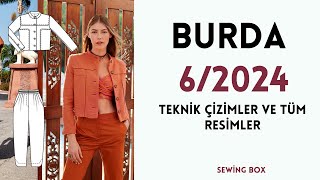 Burda Dergisi 62024 Teknik Çizimler [upl. by Aray]