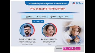 Influenza and its Prevention by Dr Swati Shrotri on 15th Nov at 5 PM [upl. by Fasta]