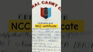 Ncc c certificate ncccertificateshortvideo [upl. by Seta]