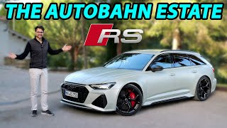 Is the Audi RS6 performance the best Autobahn estate [upl. by Ayahs36]