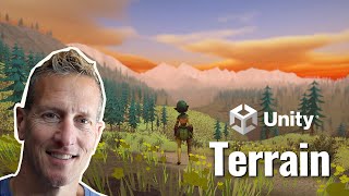 How to Make Beautiful Terrain with Unity 2021 URP  EASY [upl. by Ruenhcs]