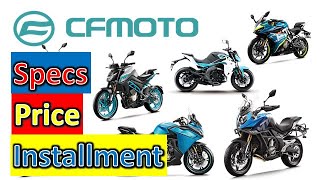 December update CFMOTO specs price and installment Philippines 2021 [upl. by Sirromad]