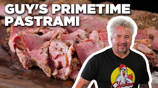 Guy Fieris Primetime Pastrami HowTo  Food Network [upl. by Ppik]