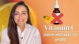 Dont make these Vitamin C serum mistakes  हिंदी  Best way to use vitamin C [upl. by Handal]