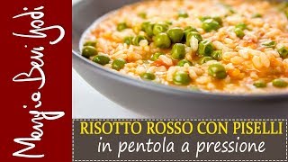 Risotto rosso con i piselli in pentola a pressione [upl. by Blondy420]