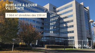 Bureaux à louer à Villepinte  7 964 m² divisibles dès 239 m² [upl. by Marva488]