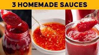 3 Easy Homemade Sauces  Thai Sweet Chilli Thai Sriracha Sauce Plum Sauce  Marions Kitchen [upl. by Juakn]