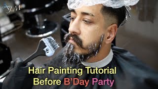 Ultimate Hair Highlights amp Beard Color Tutorial  Best Hairstyle For Men 2018  Episode 16 [upl. by Metcalf]