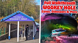 Wookey Hole Full Walkthrough  Largest Show Caves in UK  April 2024 4K [upl. by Junia]