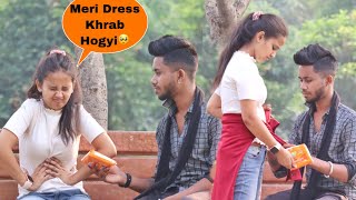 Period Prank On Boyfriend  Ft Anubhav raj  Cute Reaction  Official Kinjal [upl. by Nortyad677]