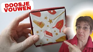 Vouw Je Eigen CadeaudoosjeSimpel en Snel uitgelegd [upl. by Brindle]