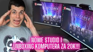 Kupiłem komputer za 20K ZŁ Nowe studio powstaje Nowa jakość streamów [upl. by Colson249]