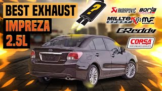 Subaru Impreza Exhaust Sound 25L 🔥 Straight PipeModsMuffler DeleteNon TurboUpgradeReviewOBX [upl. by Ahsimaj]