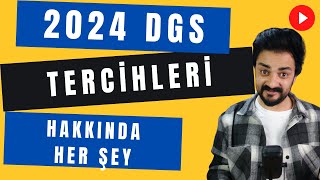 2024 DGS TERCİHLERİ HAKKINDA HER ŞEY [upl. by Ecnaled]