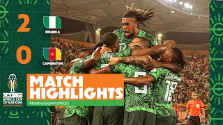 HIGHLIGHTS  Nigeria 🆚 Cameroon  TotalEnergiesAFCON2023  Round of 16 [upl. by Naes533]