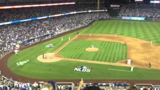 Chase Utley slide RIP Rueben Tejada Dodgers vs Mets [upl. by Douty799]