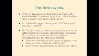 Pheochromocytoma  CRASH Medical Review Series [upl. by Yekim]