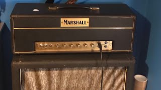 1965 Marshall JTM45 Bass Plexi with 1 x 18 Cab Clean to Cranked Demo Subscribe for more demos [upl. by Plafker661]