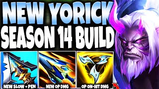 Our New Season 14 Yorick Build Guide got so much more DAMAGE than EVER 🔥 LoL Top Yorick s14 Gameplay [upl. by Adnilreh295]