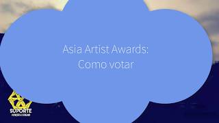 TUTORIAL Asia Artist Awards Como Votar 1º fase [upl. by Yebot]