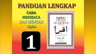 MENGAJI IQRA 1 LENGKAP FULL [upl. by Anneirb]