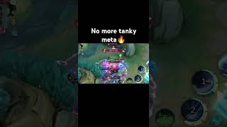 Bye tanky meta 🔥 shorts mlbb [upl. by Assirhc]