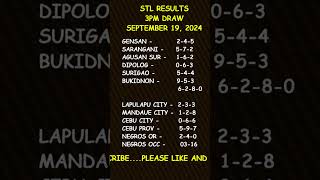 STL Result Today 300 pm draw September 19 2024 shorts [upl. by Pomfrey]