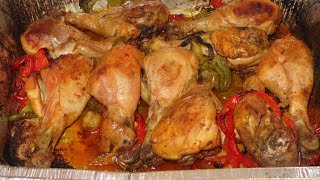 Muslos o Piernas de pollo al horno [upl. by Scotney262]