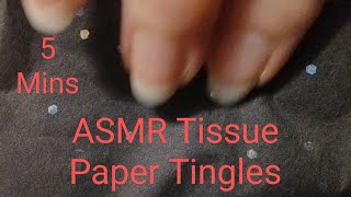 ASMR Tissue Paper Crinkles Calm Smoothing no talking [upl. by Kippie]