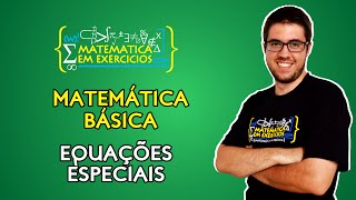 Matemática Básica  Equações especiais fracionária irracional e biquadrada  Prof Gui [upl. by Odnuges87]