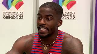 Trayvon Bromell Gets Back On The Podium In The Mens 100m [upl. by Laspisa]