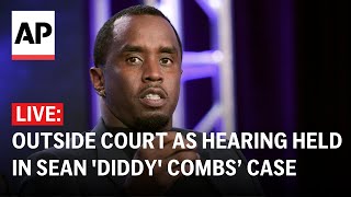 LIVE Outside NY court as a hearing is held in Sean Diddy Combs’ case [upl. by Aoniak]