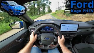 2024 Ford Kuga 25 Duratec PHEV facelift  POV driving [upl. by Christyna257]