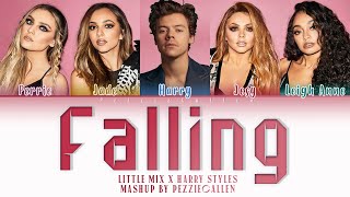 Little Mix x Harry Styles  Falling Color Coded Mashup Lyrics [upl. by Rihsab]