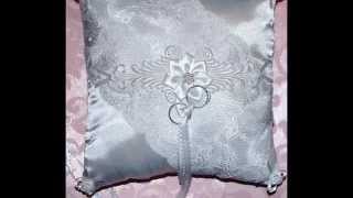 Wedding Ring Bearer Pillows [upl. by Hebbe]