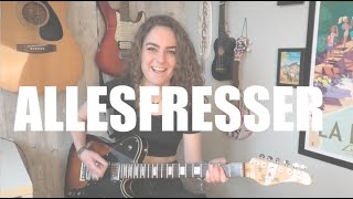 Lindemann  Allesfresser guitar cover by Maartje Versteegden [upl. by Carlin]