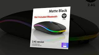 Best Rechargeable Wireless Bluetooth Mouse  Bluetooth Gaming Mouse  Wireless Charging Mouse For Pc [upl. by Amaleta]